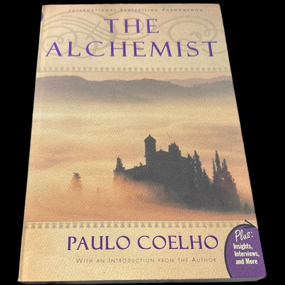 2/$25 The Alchemist Paperback Book - Golden Cover